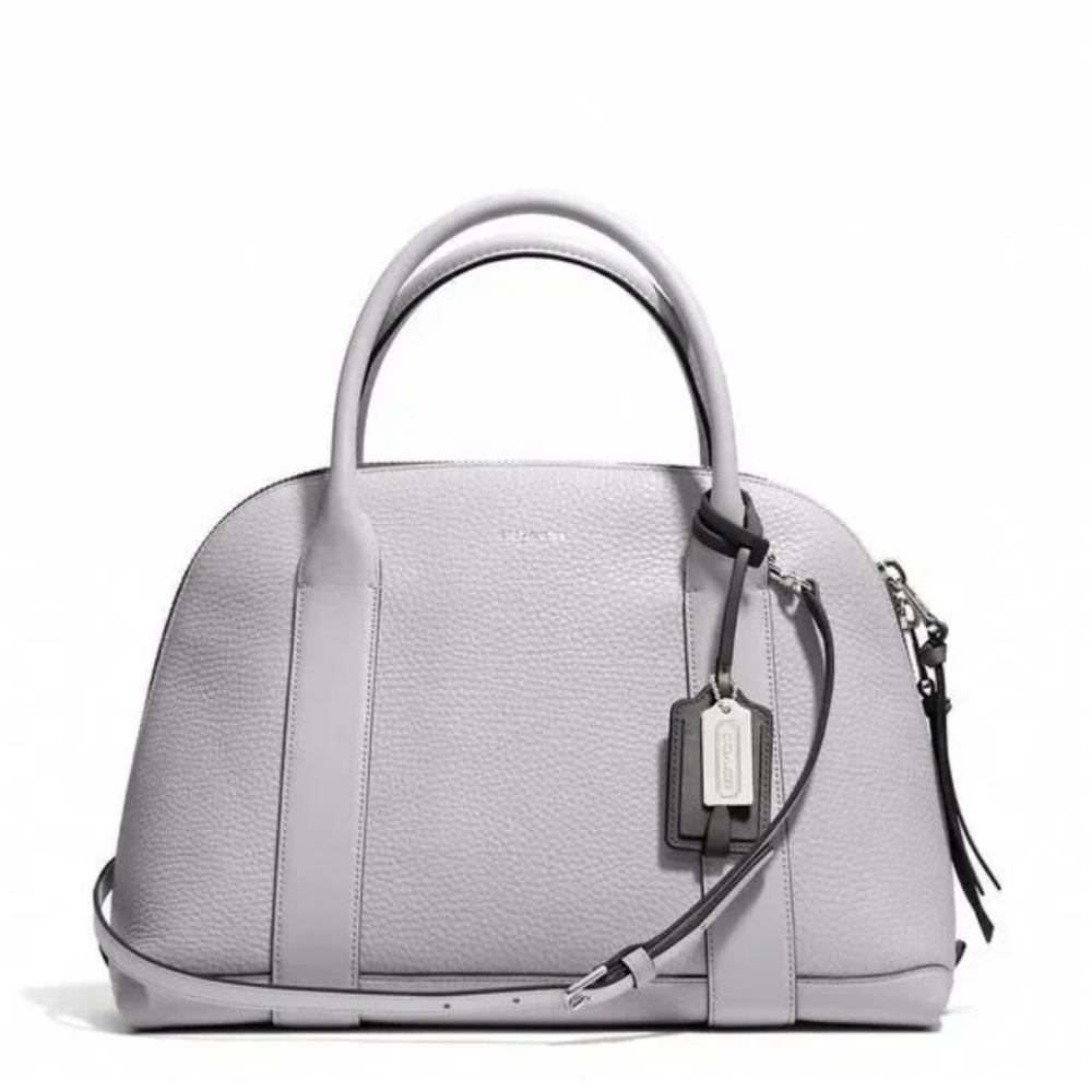 Coach 30165 Bleecker Edgepaint Preston Pebble Leather Satchel